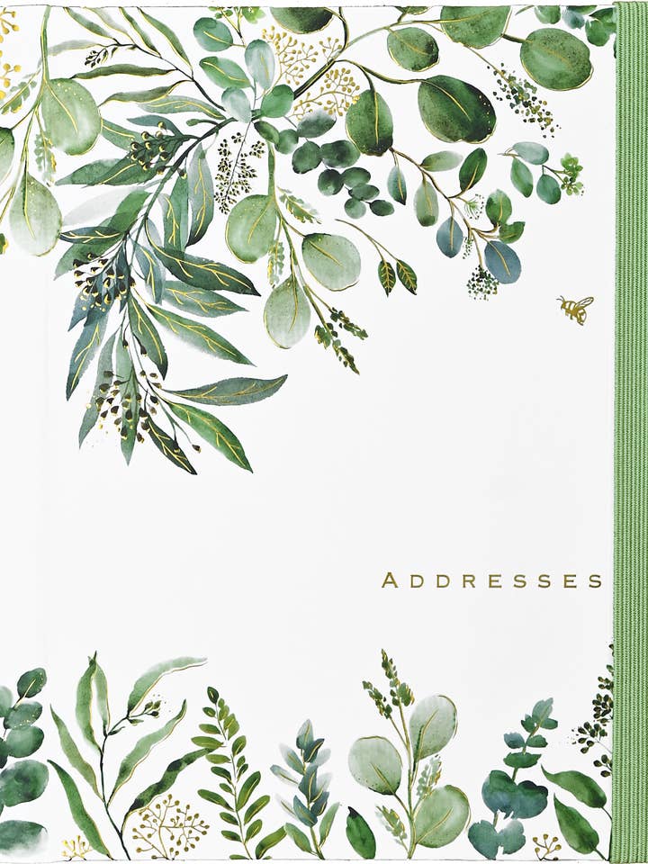 Eucalyptus Large Address Book for wholesale by Peter Pauper Press