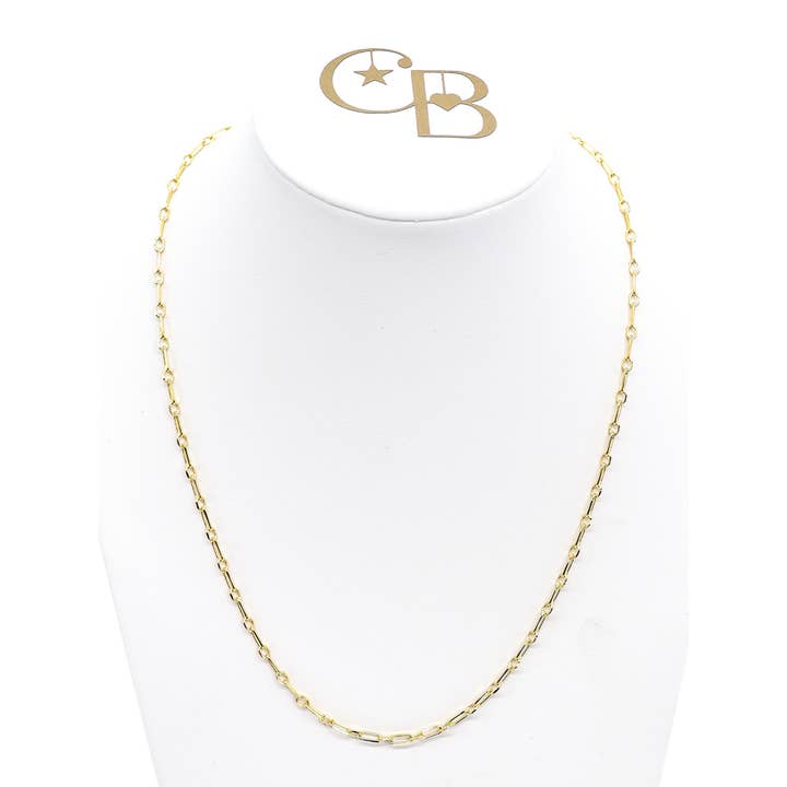The Charm Bar Company - Wholesale Link & Chain Necklace - Gold Madilyn Necklace1