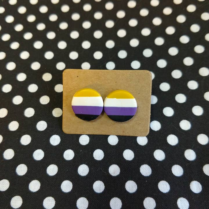 The Crafty Queer - Wholesale Stud/Post Earrings - Pride Stud Earrings
