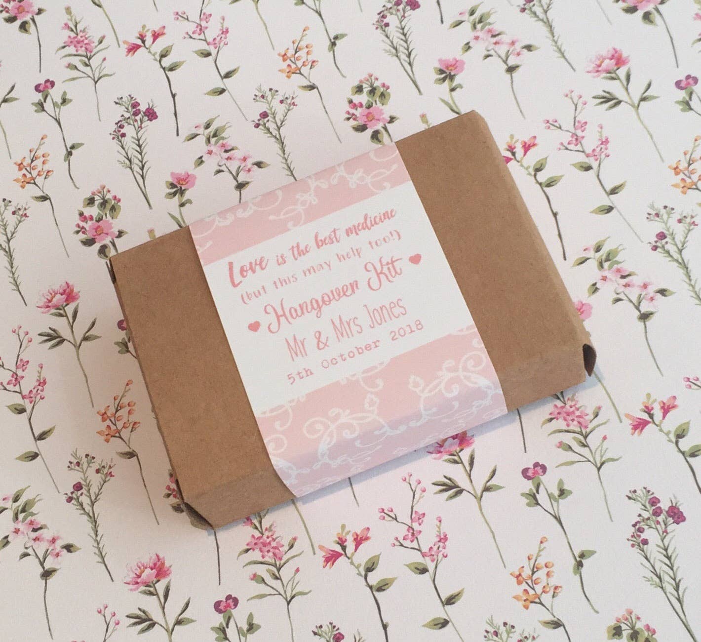 Mermaid Marys – wholesale Party favour bag/box – Hangover Survival Kit Wedding Favour Boxes & Sleeve6