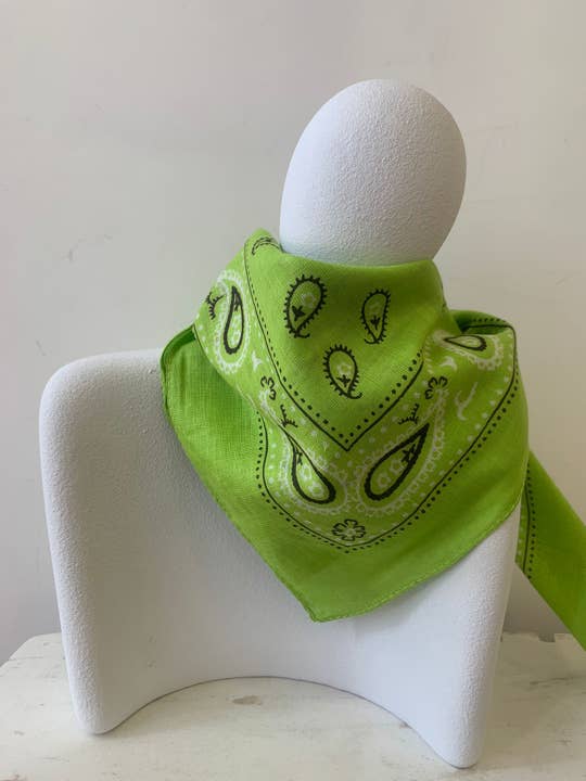 Nola by bijusol - Vente Écharpe – femme - Foulards/Bandanas Carrés en Coton 55 cm x 551