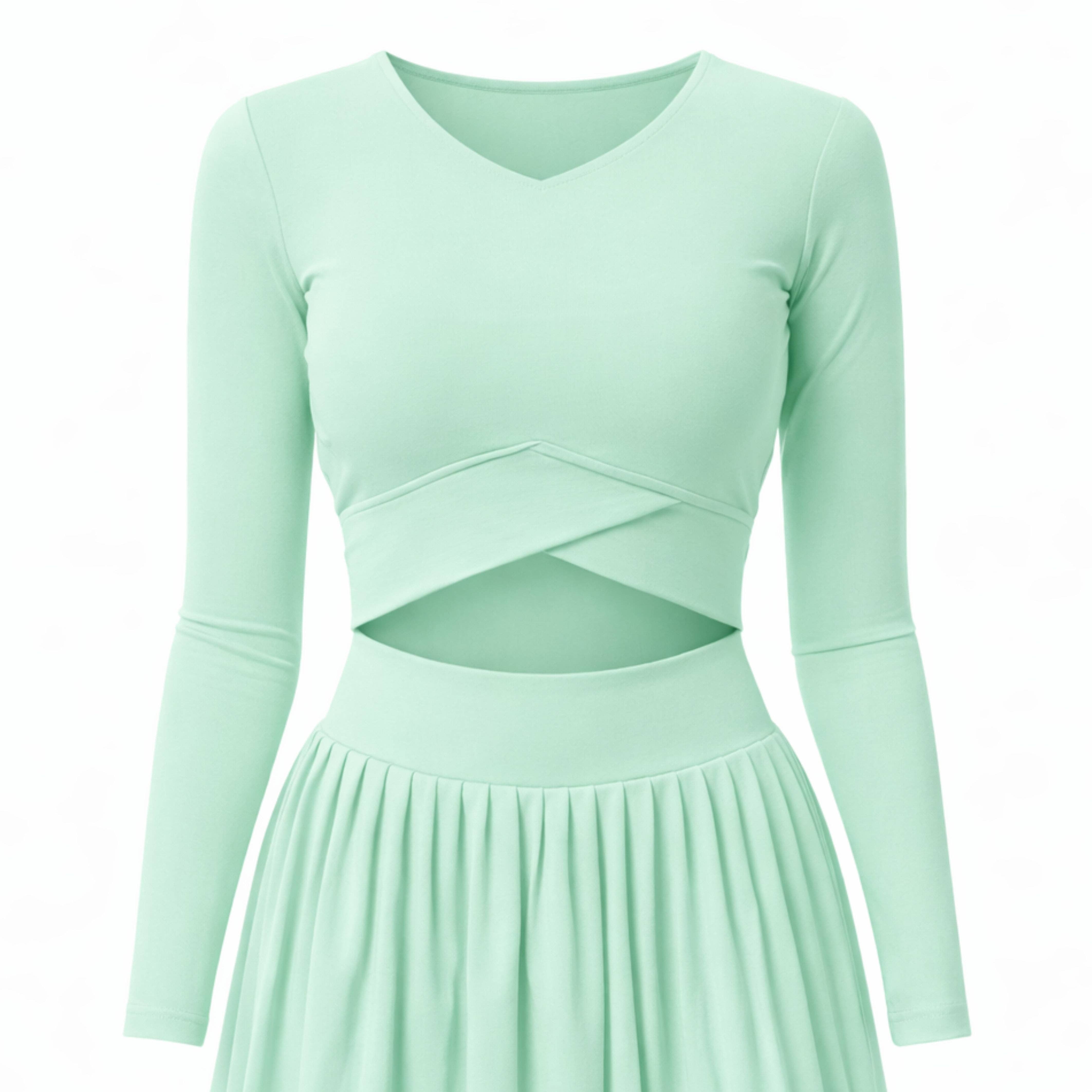 Dragonwing - Wholesale Athletic Top - Women's - Long Sleeve Wrap Top0