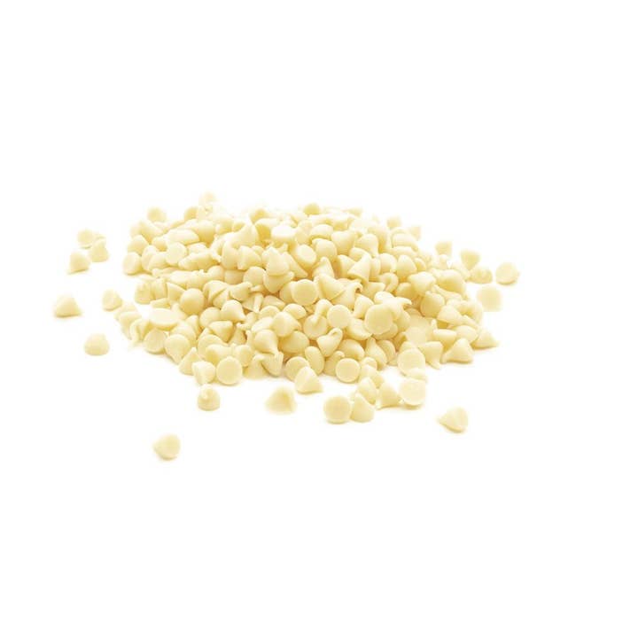 KakaoZon - Vendita all'ingrosso Cioccolato - Gocce di cioccolato bianco KakaOzon • 1 lb