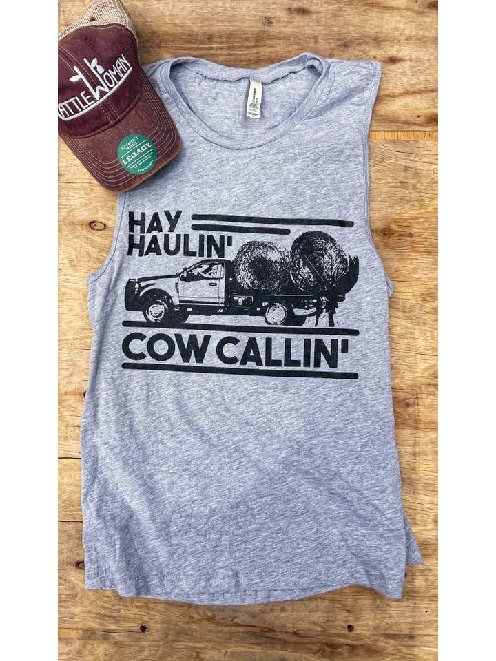 Buckin Barn Wholesale - Wholesale Tanktop - Dames - Hooi hauline koe callin tank