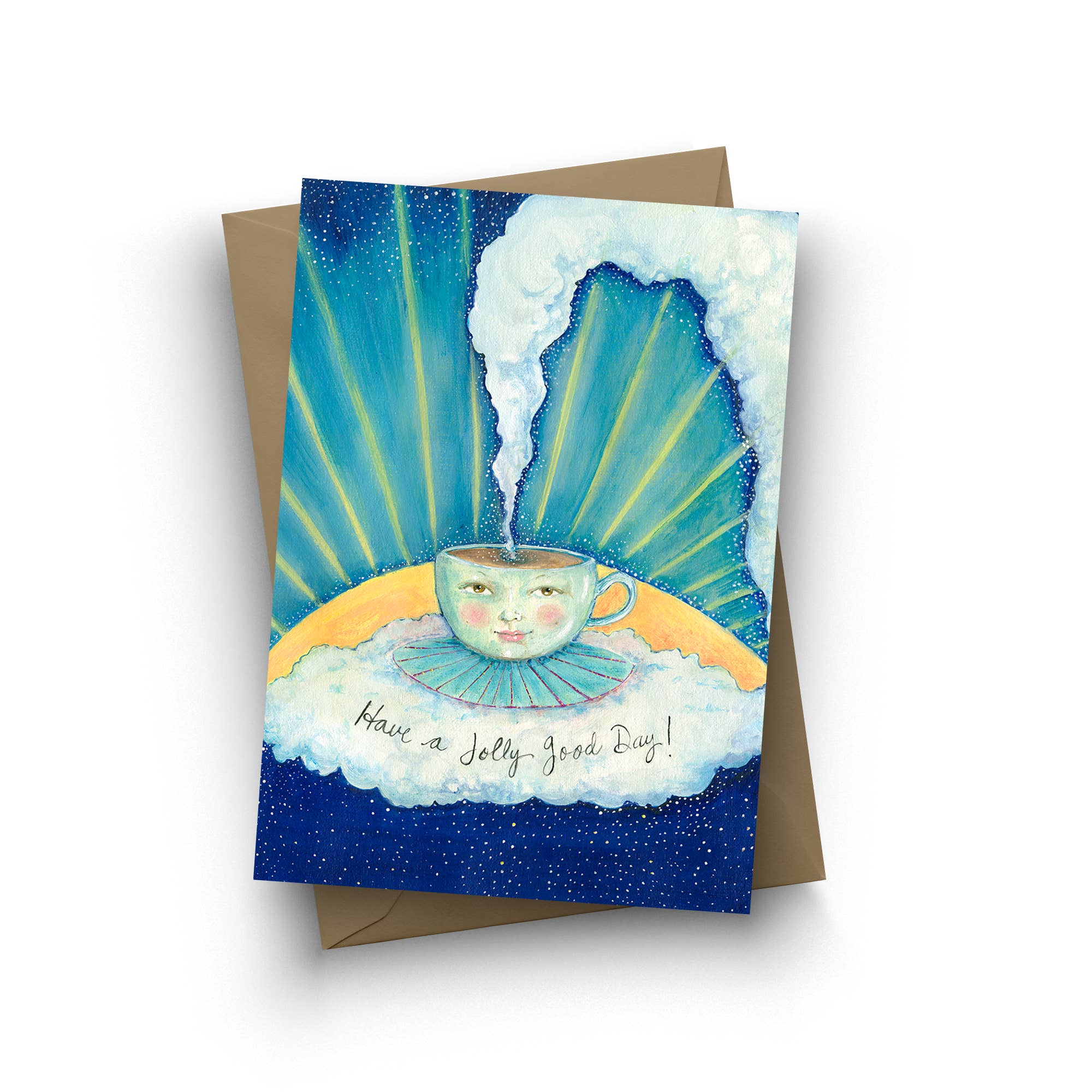 Jahna Vashti - Wholesale Everyday Greeting Card - "Jolly Good" Single Card