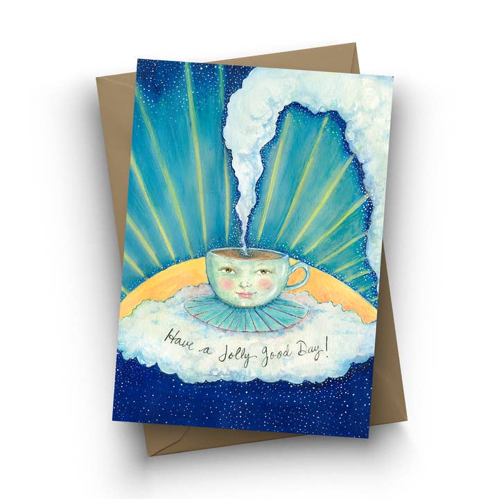 Carte simple « Jolly Good » pour la vente par Jahna Vashti