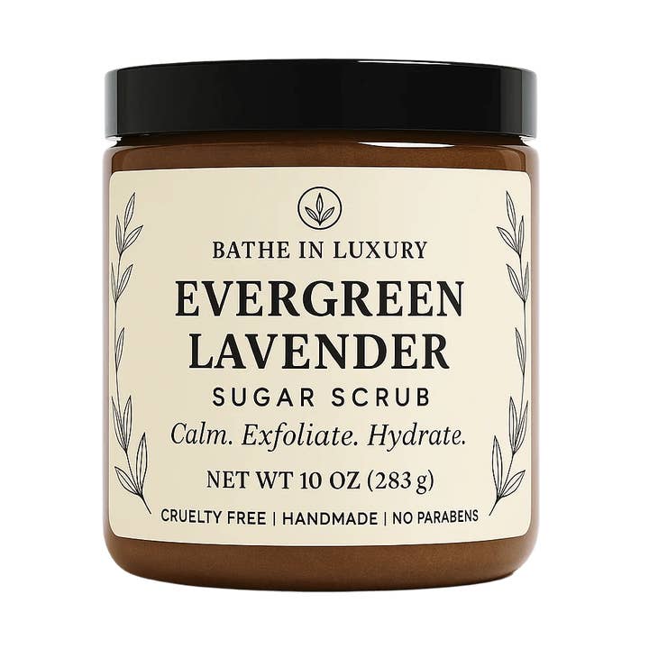 Ständigt grön Lavendel Sockerskrubb för wholesale av Bathe in Luxury