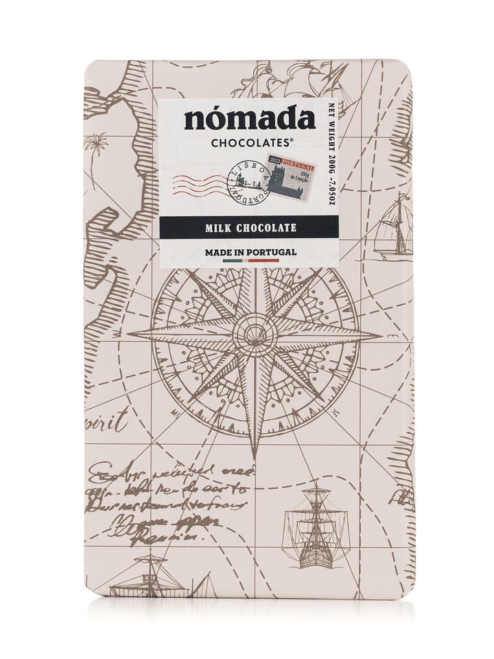Milk Chocolate 200g for wholesale by Nómada Chocolates