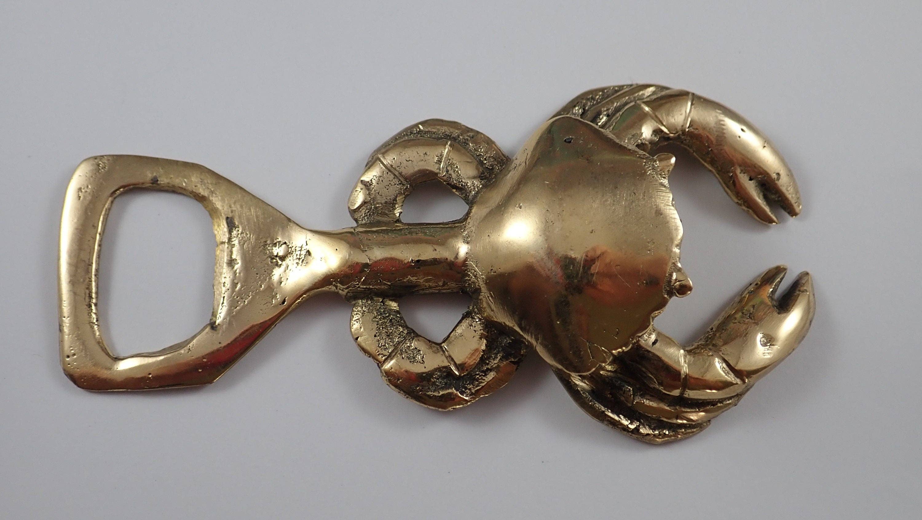 Ubud Glass - Wholesale Bottle/Wine Opener - Unique Crab brass bottle opener - Exquisite Handcrafted Art Piece4