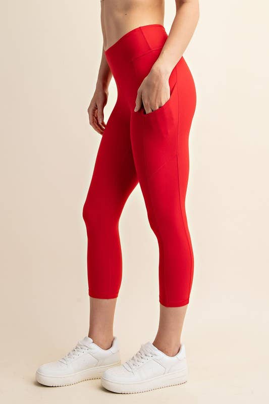 Sunday Morning – wholesale Sport-/loungeleggings – Dam – P45601PL37 Plus Size Butter Soft Caprilängds Yoga Leggings22