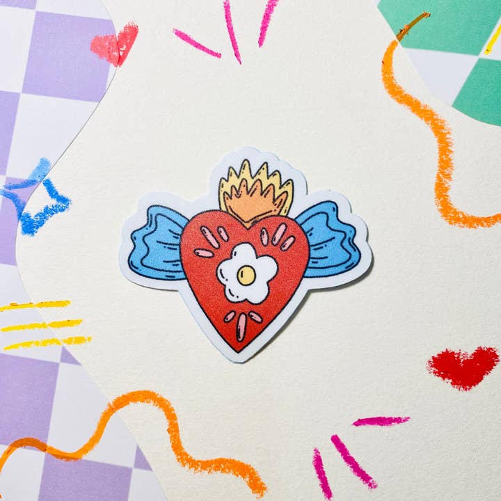 Get Stoked - Wholesale Sticker - Sacred Heart Sticker1