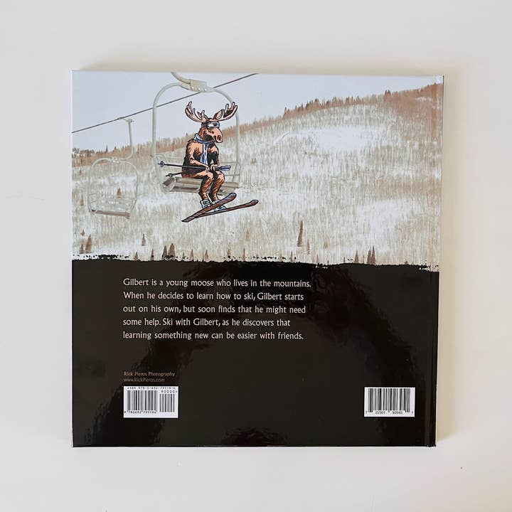 Gilbert The Moose - Rick Pieros Photography - Vendita all'ingrosso Libro per l'infanzia (3-5) - Gilbert l'Alce Impara a Sciare - Libro per bambini10