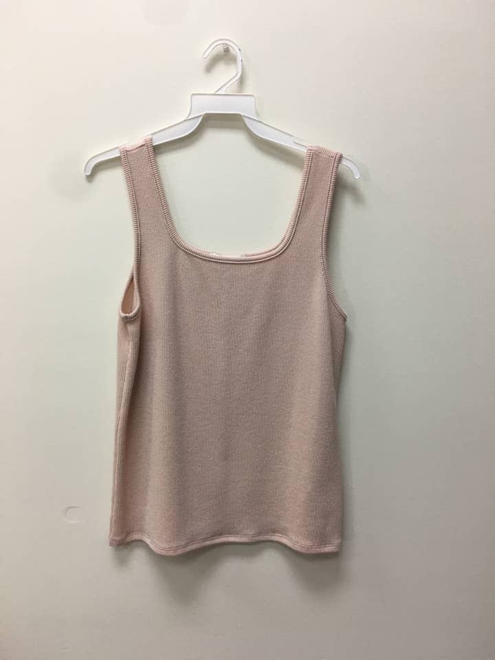 DÉBARDEUR CÔTELÉ À COL CARRÉ POUR BÉBÉ pour la vente par Tres Bien, Inc