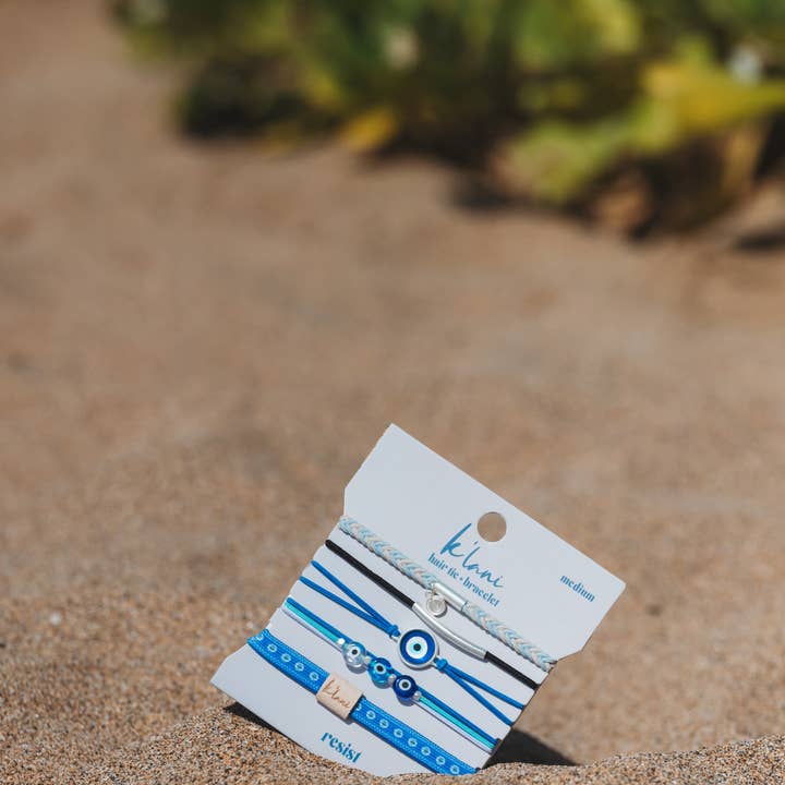 K'lani hair tie bracelets - Wholesale Jewelry Set - Resist6