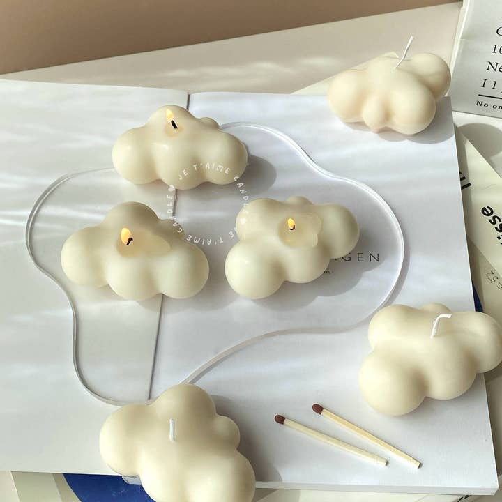 je t'aime candle - Wholesale Novelty candle - Mini Cloud Candle Party Favours1
