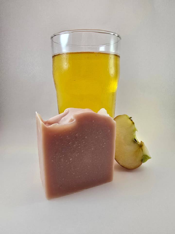 Hard Apple Cider Soap for wholesale by Lighthearted Soap, LLC