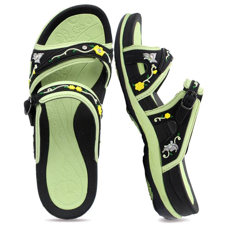 Gold Pigeon Shoes - Wholesale Sandals - Women's - SIGNATURE - Ergonomic Comfort Walking Slides (6875)6