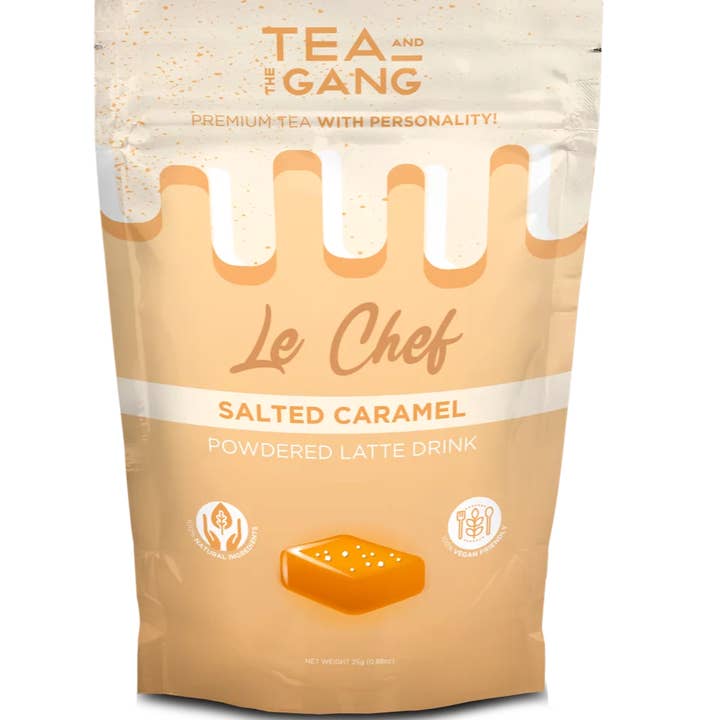 Tea and the gang – wholesale Powdered health drink – LE CHEF – SALTED CARAMEL Latte Powder