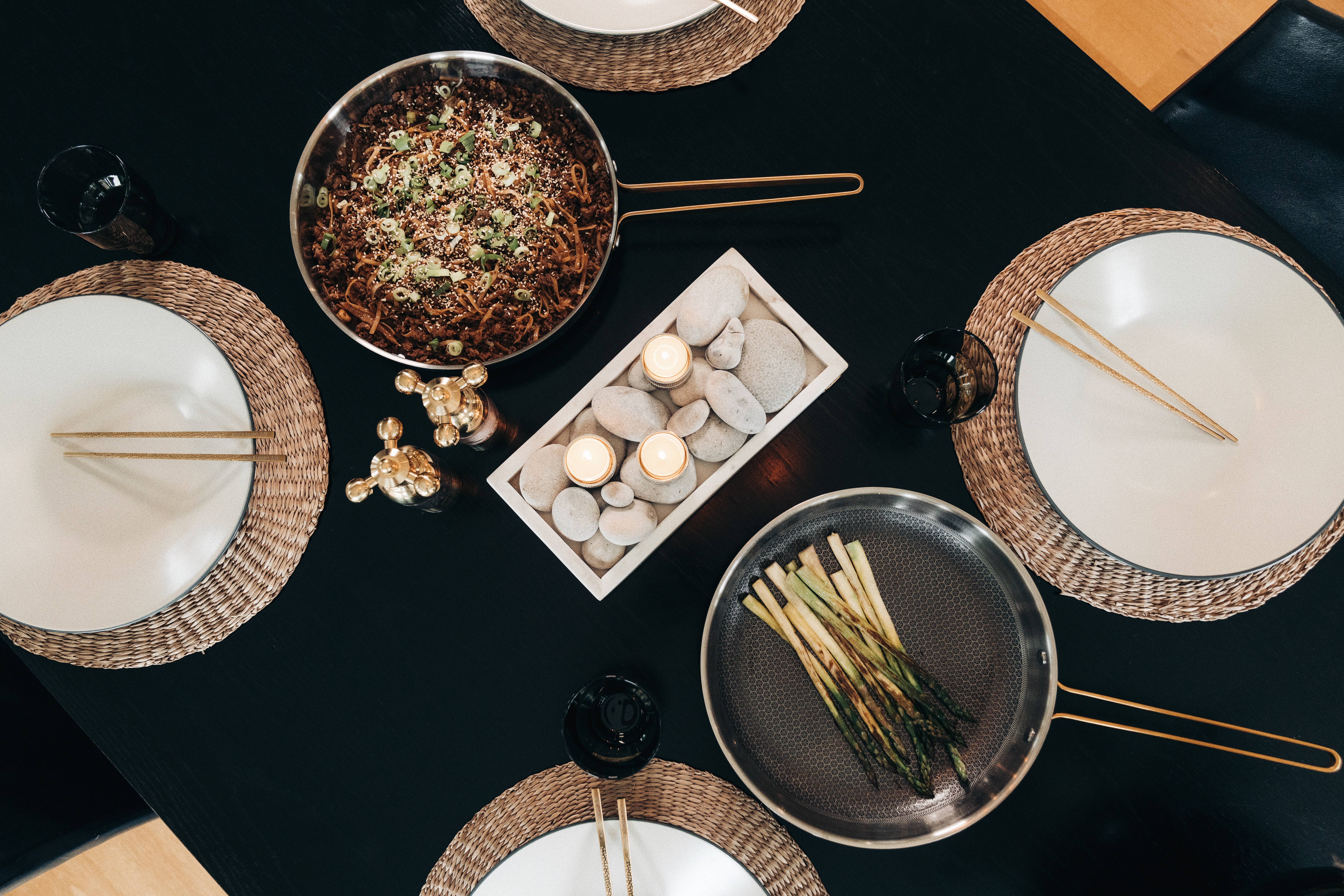 Vargen & Thor - Wholesale Pan - MODELL Xb - Frying pan, black with details of brass 7