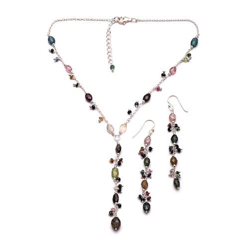 Tourmaline Setsilver for wholesale by Midhaven Ltd - Tribal Steel