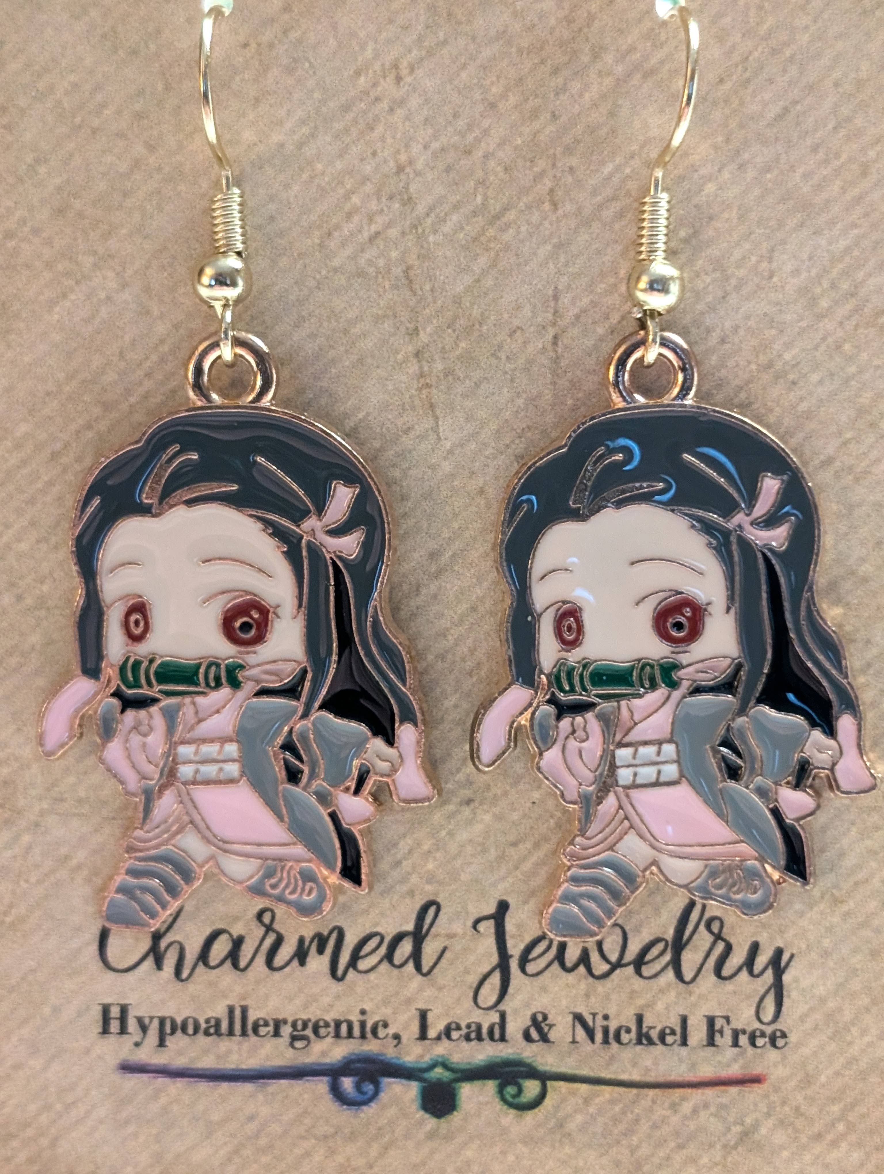 Con-Quest Crafts - Wholesale Jewelry Set - Shounen Anime Inspired Earrings, Necklaces & Zipper Pulls 27