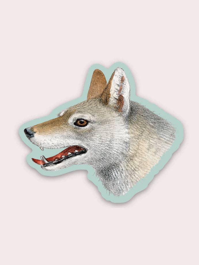 Thirsty Wolf - Gap Filler Sticker for wholesale by Stay Home Club