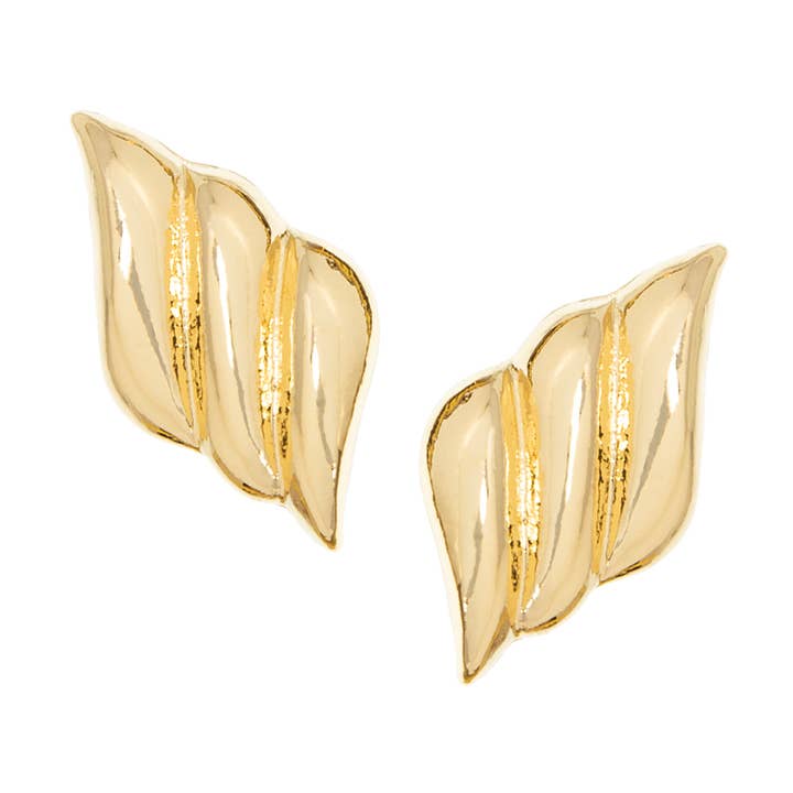 wing button earring for wholesale by Marlyn Schiff