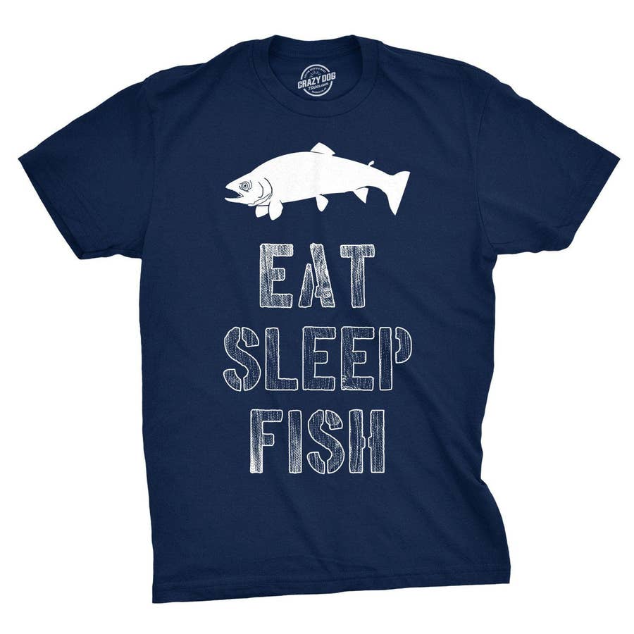 Best Deal for Crazy Dog T-Shirts Mens Fish Ruler Tshirt Funny Fishing