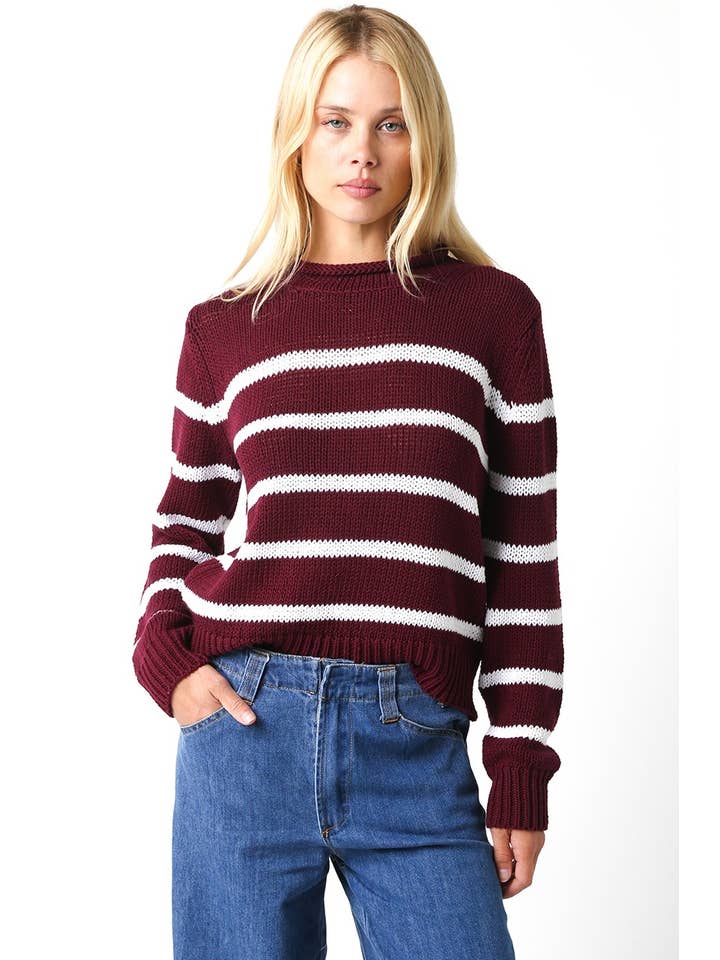 Olivaceous - Wholesale Knit Sweater - Women's - Leah Sweater3