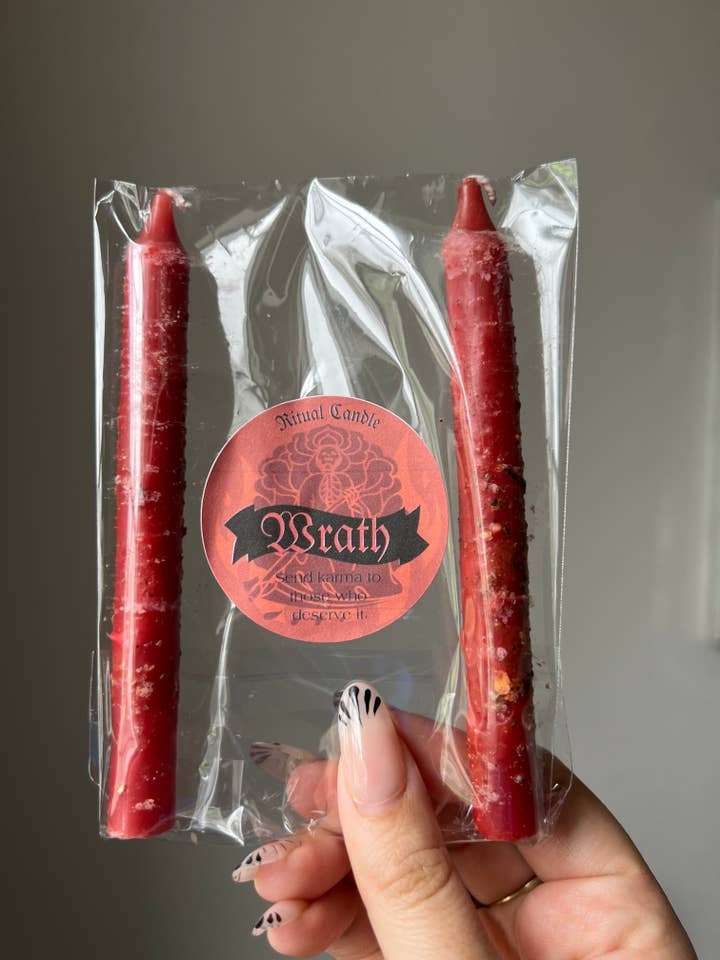 Wrath Ritualkerze für den Großhandel von Sapphire & Sage