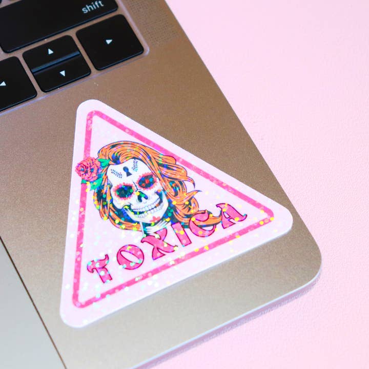Espyz Studio - Wholesale Sticker - La Toxica Sticker - Holographic Sticker - Latina Sticker3