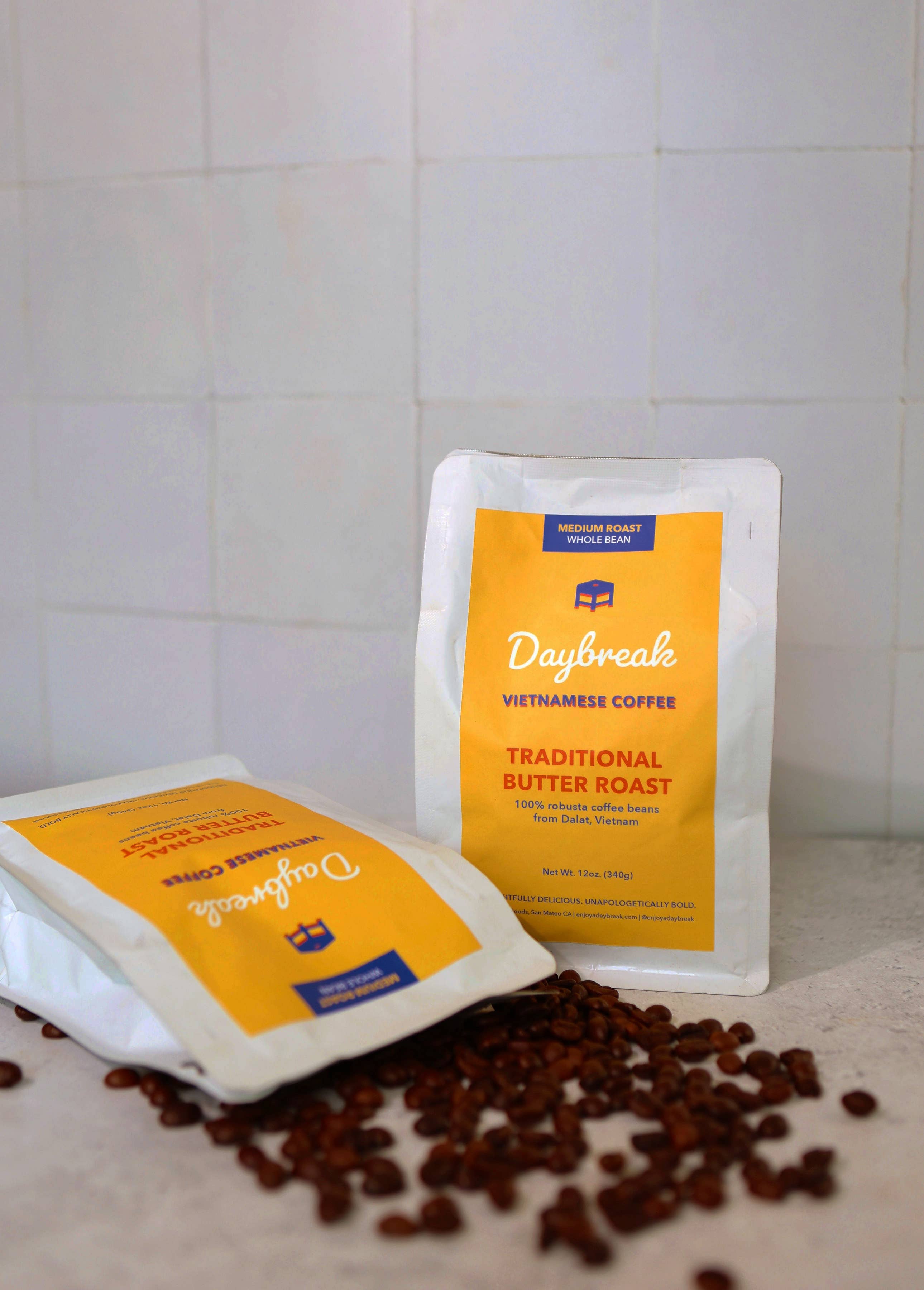 Daybreak Vietnamese Coffee - Venta al por mayor Café en grano - [GRANO ENTERO] Café vietnamita tueste medio con mantequilla3