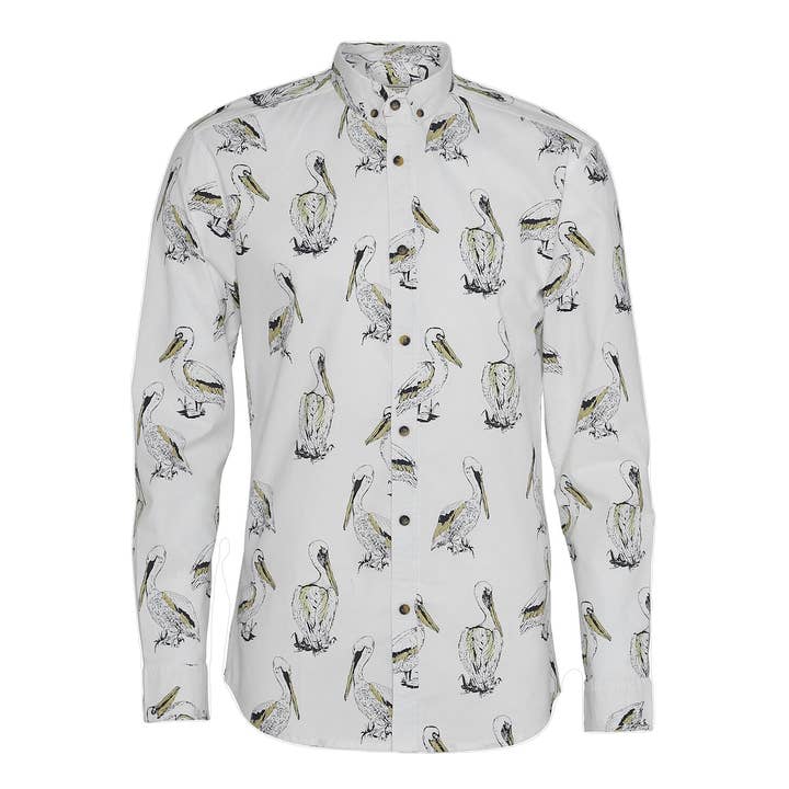 Pelikanhemd - Weiß für den Großhandel von Dansk Bomuldskompagni