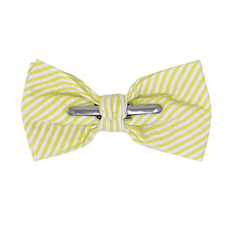 Jacob Alexander - Wholesale Bow Tie - Men’s - Men's Seersucker Striped Bow Tie52