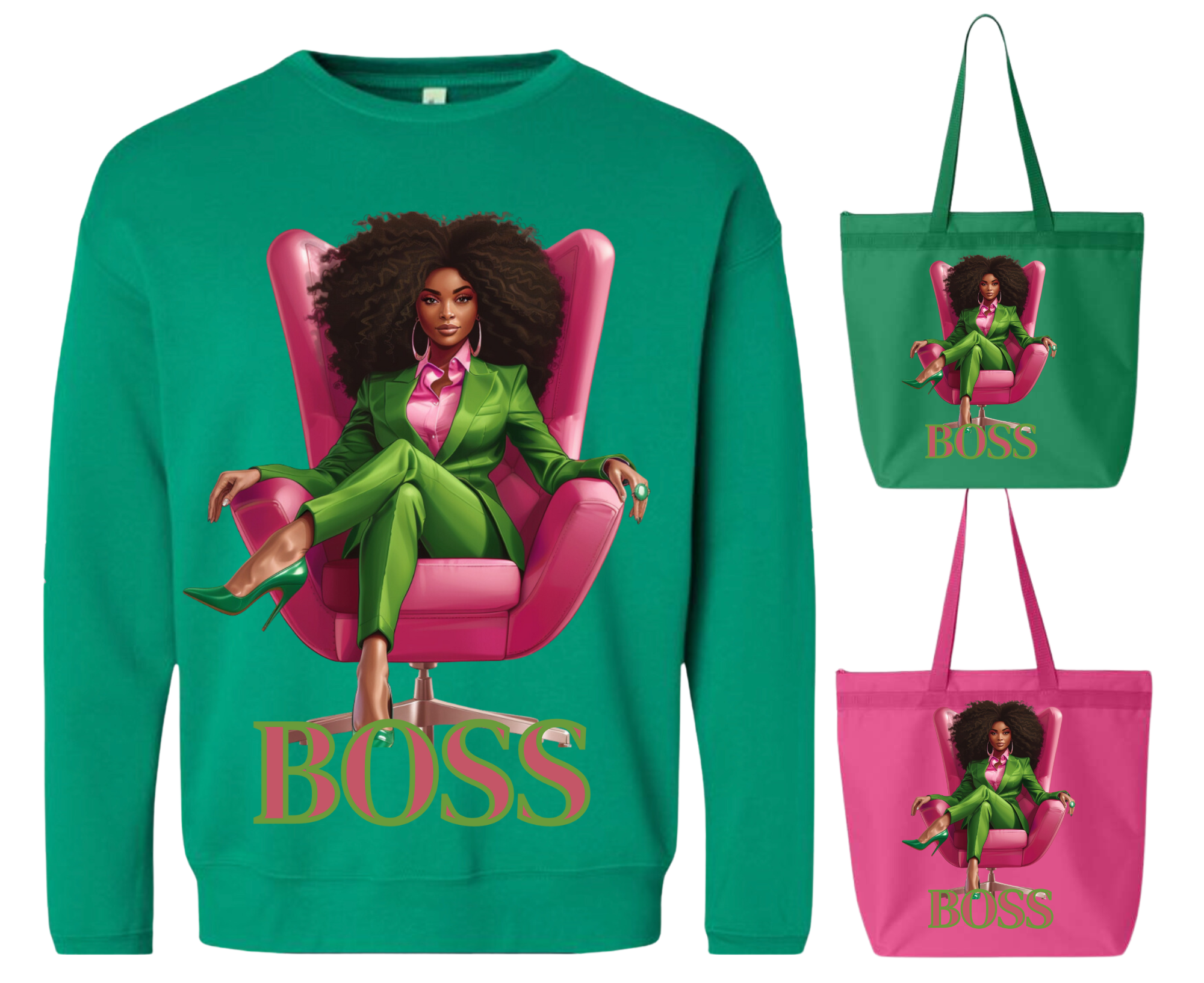 Melanin E-Commerce – Großhandel Tragetasche – Damen – Boss Babe Tragetaschen8