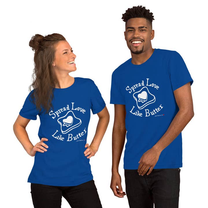 Spread Love Like Butter (Short Sleeve) for wholesale by Summers Ink