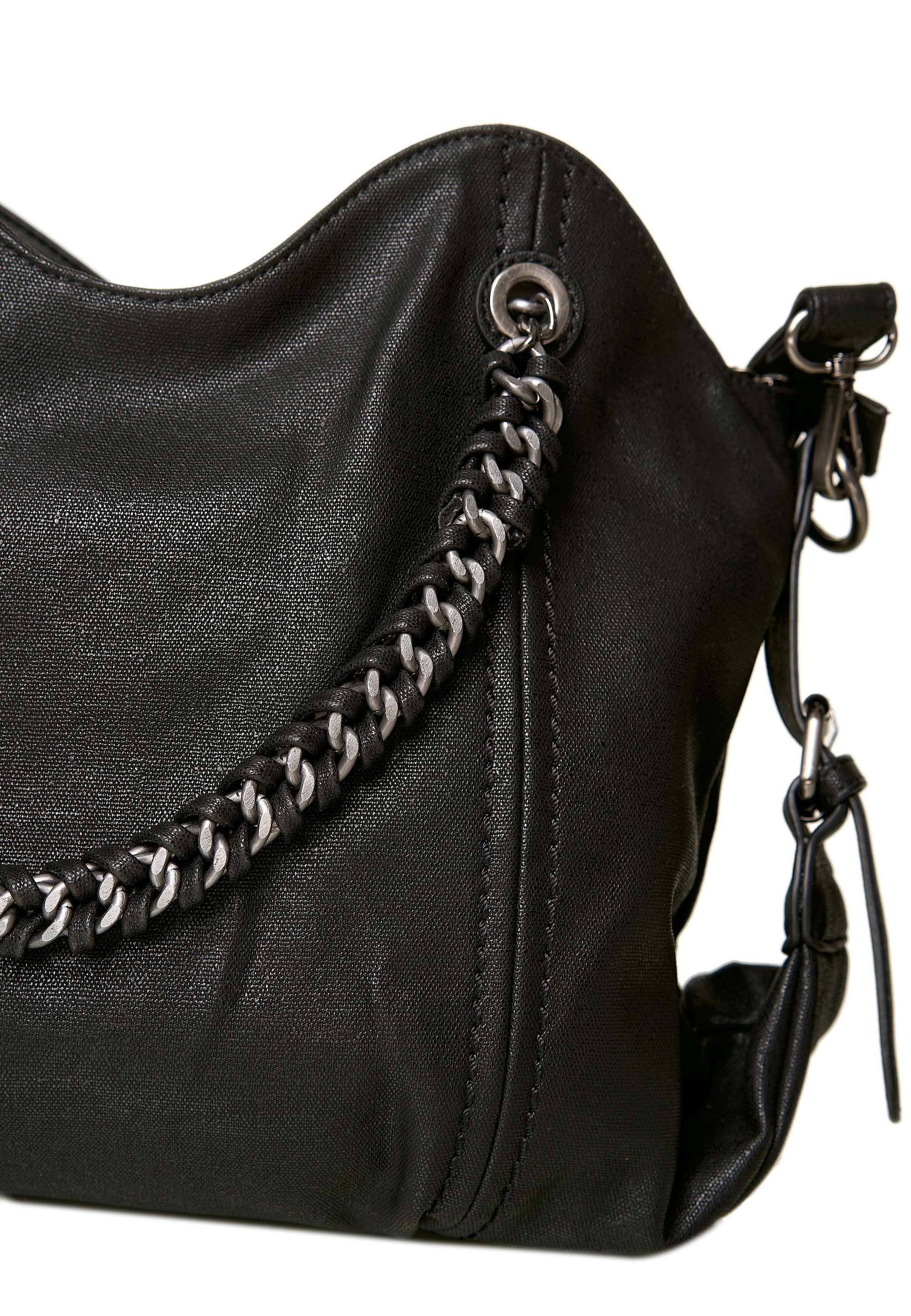 HJS - Vente Sac porté épaule – femme - Sac à bandoulière 'MERCED' avec anses chaîne4