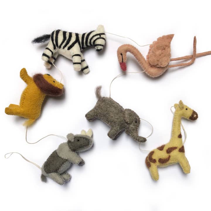 Guirlande med Safari-dyr for engroshandel hos Gamcha