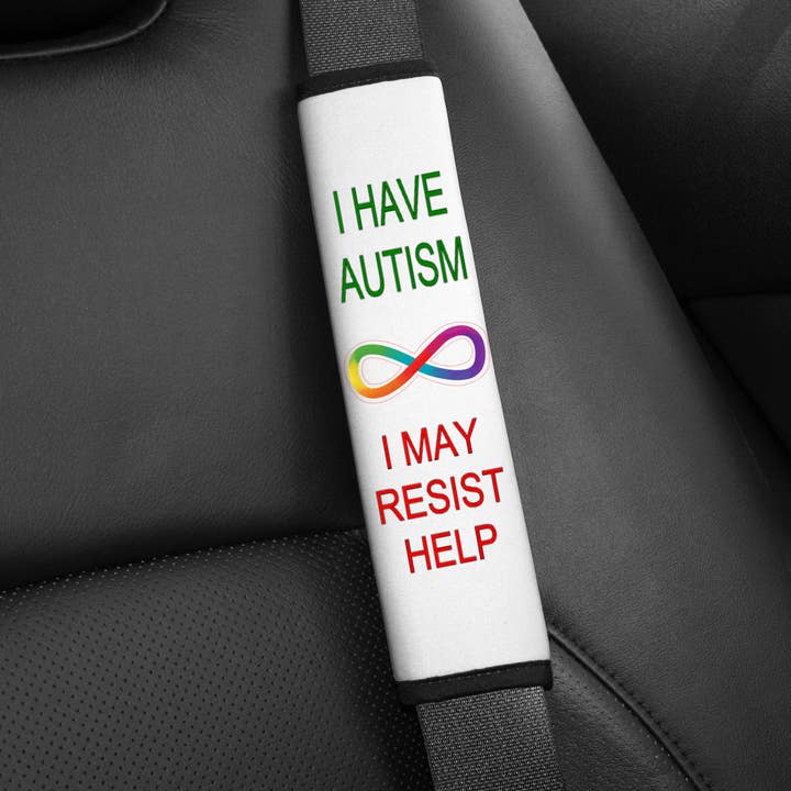 Smile Graphics and Design – wholesale Car Decorative Charm - Unisex – Autism Seatbelt Cover
