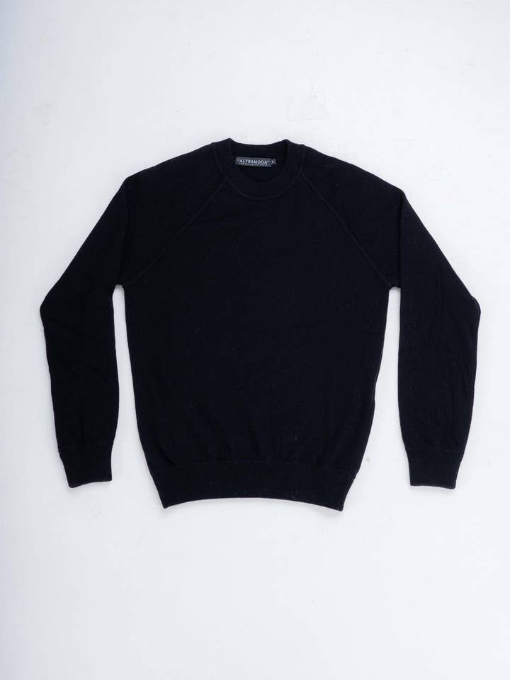 Ellemani - Vendita all'ingrosso Felpa - Uomo - Maglione Girocollo da uomo in Cashmere riciclato