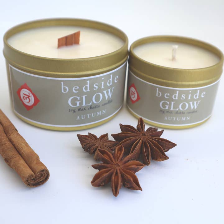 Autumn Travel Tin Candle - 8oz for wholesale by Bedside Glow