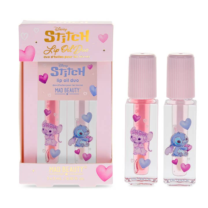 I Heart Stitch Lip Oil Duo for wholesale by Mad Beauty USA LLC