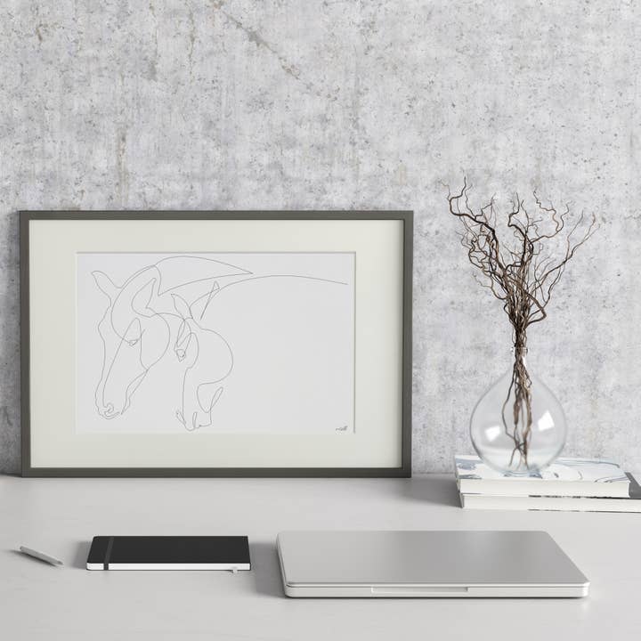 At a glance, the Other — Fine art illustration — A3 print for wholesale by Cosette et les lys