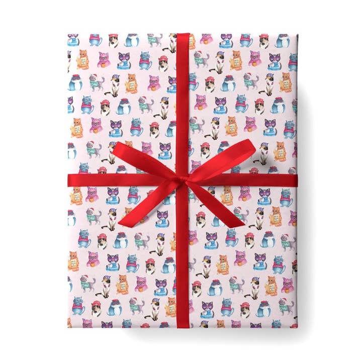 Inpakpapier - Wonder Cats voor wholesale door Very Wonder di Chiara Veri