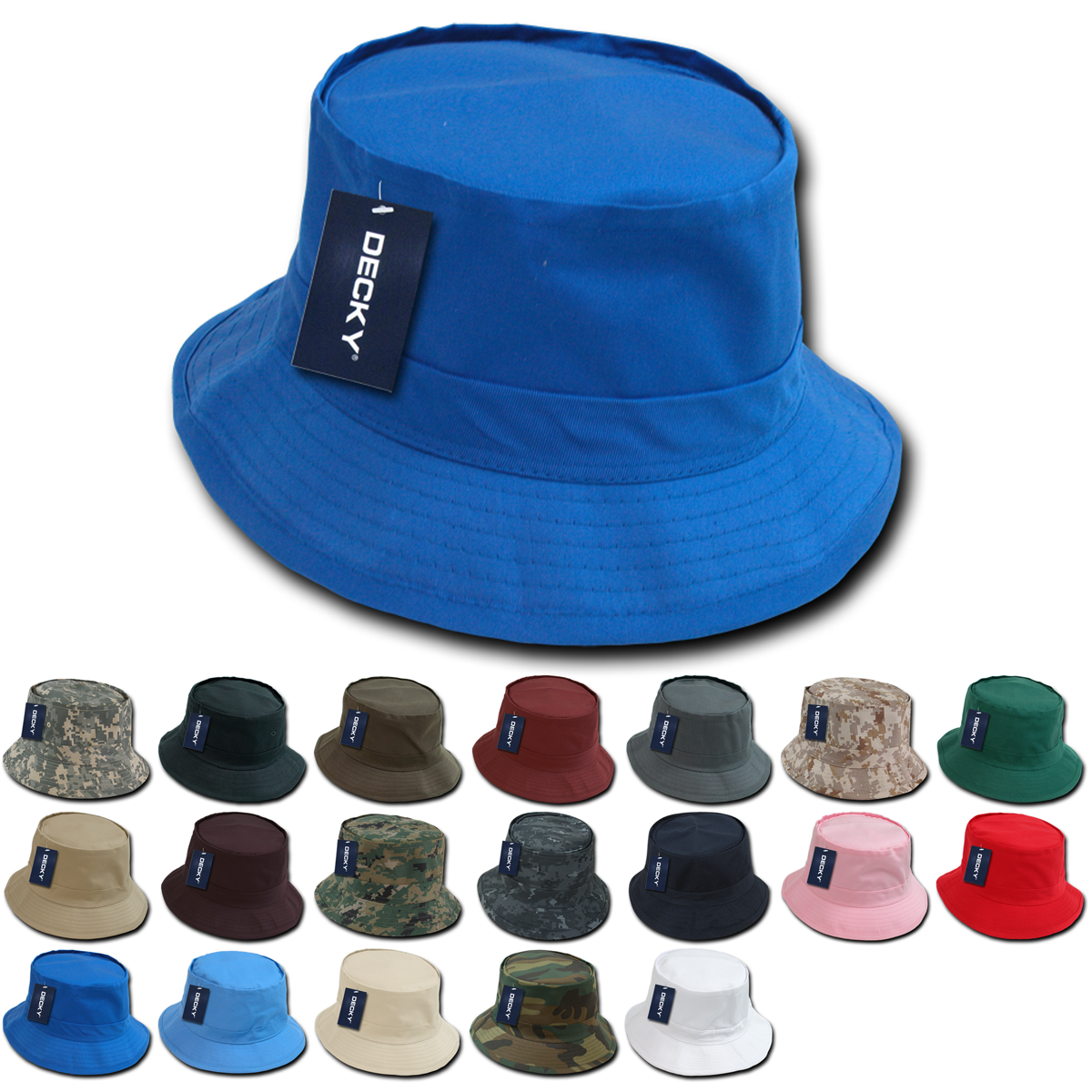The Park Wholesale – wholesale Bucket hat – Unisex – Decky 450 - Blank Fisherman's Bucket Hat - 45015