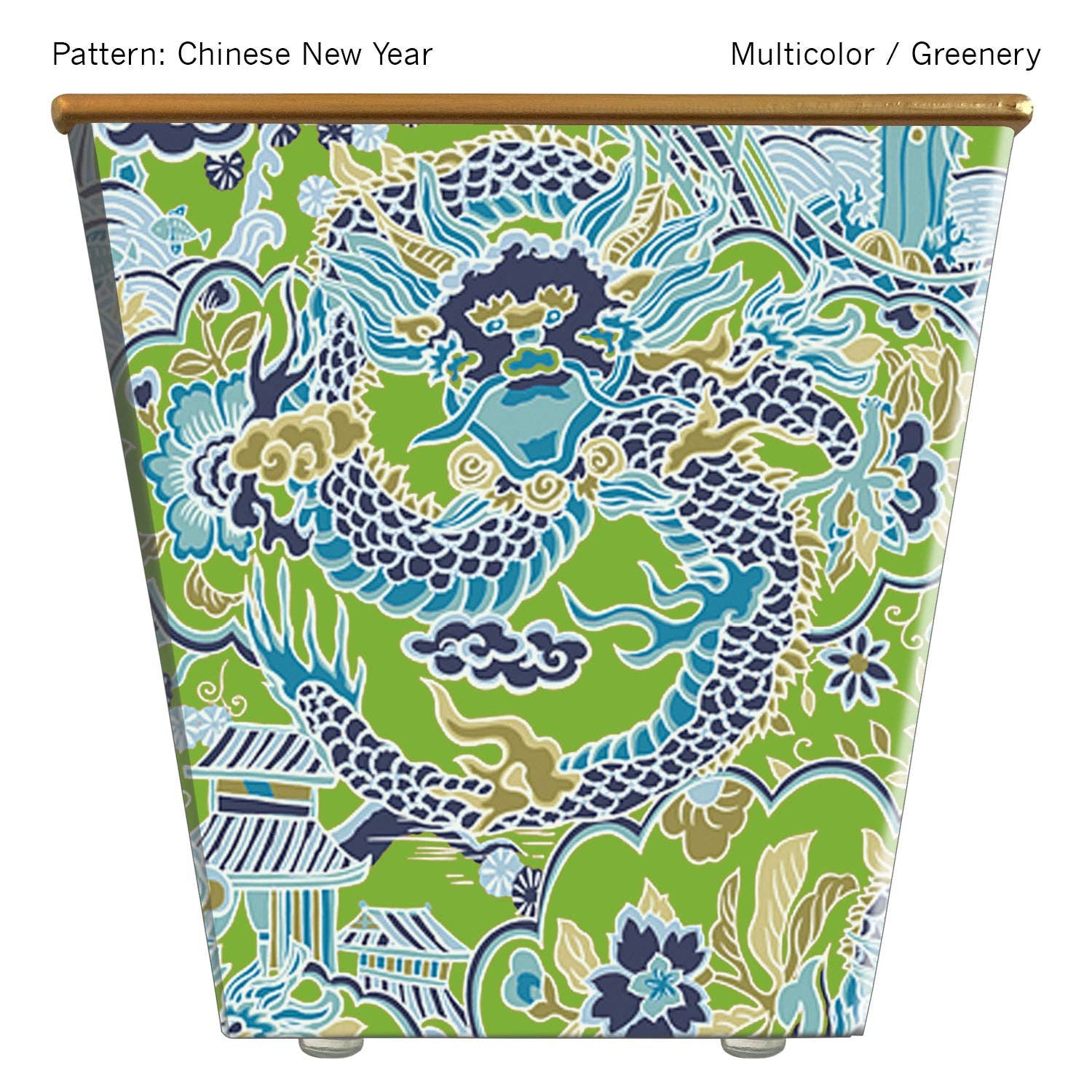 Hedge Farm Candles and Containers – wholesale Jar/filled candle – Chinese New Year (Two tone) Cachepot Candle3