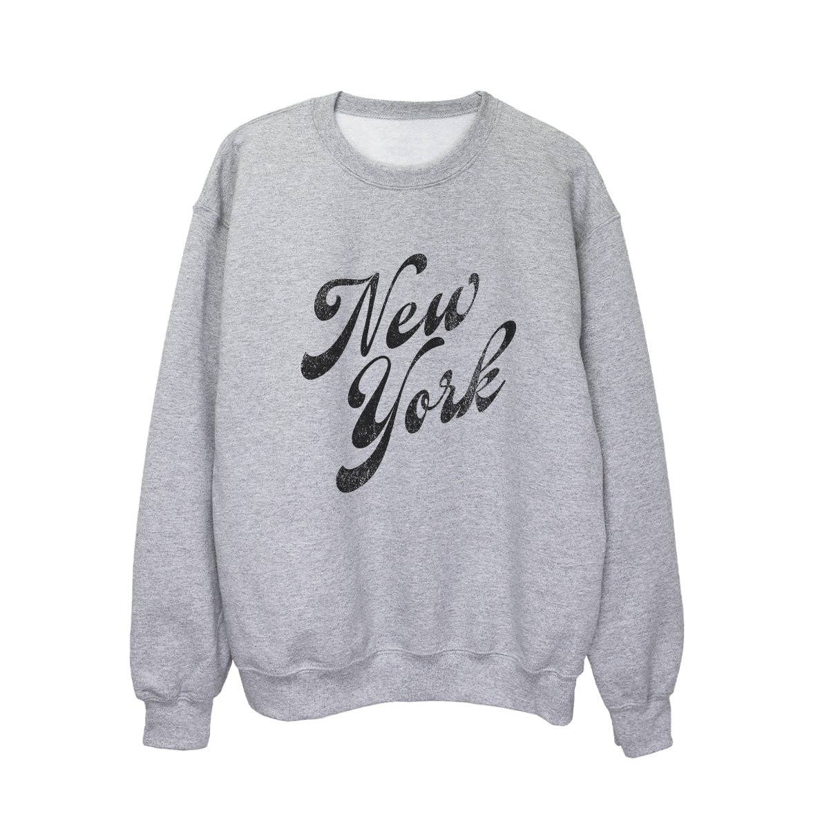 Grå Retrotröja New York City för wholesale på Faire0