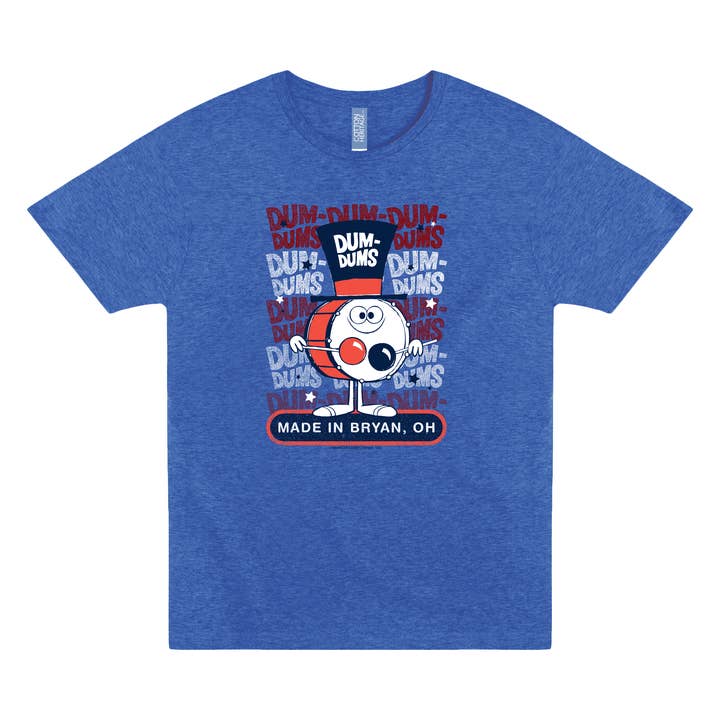 T-shirt de batteur prêt pour le défilé Dum Dums® pour la vente par www.sweetvintagetees.com