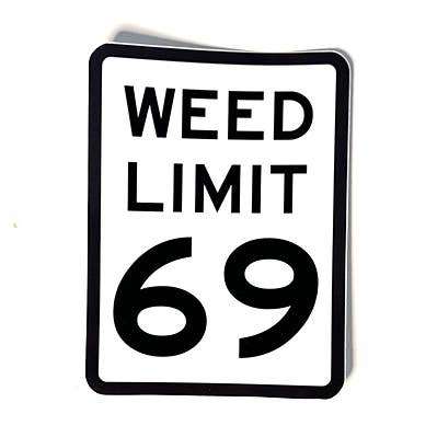 Things By Dave - Wholesale Sticker - WEED LIMIT Sticker0