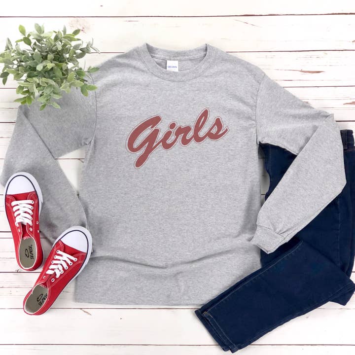 Girls Long Sleeve Tee for wholesale by Sydney Smith Design Co.
